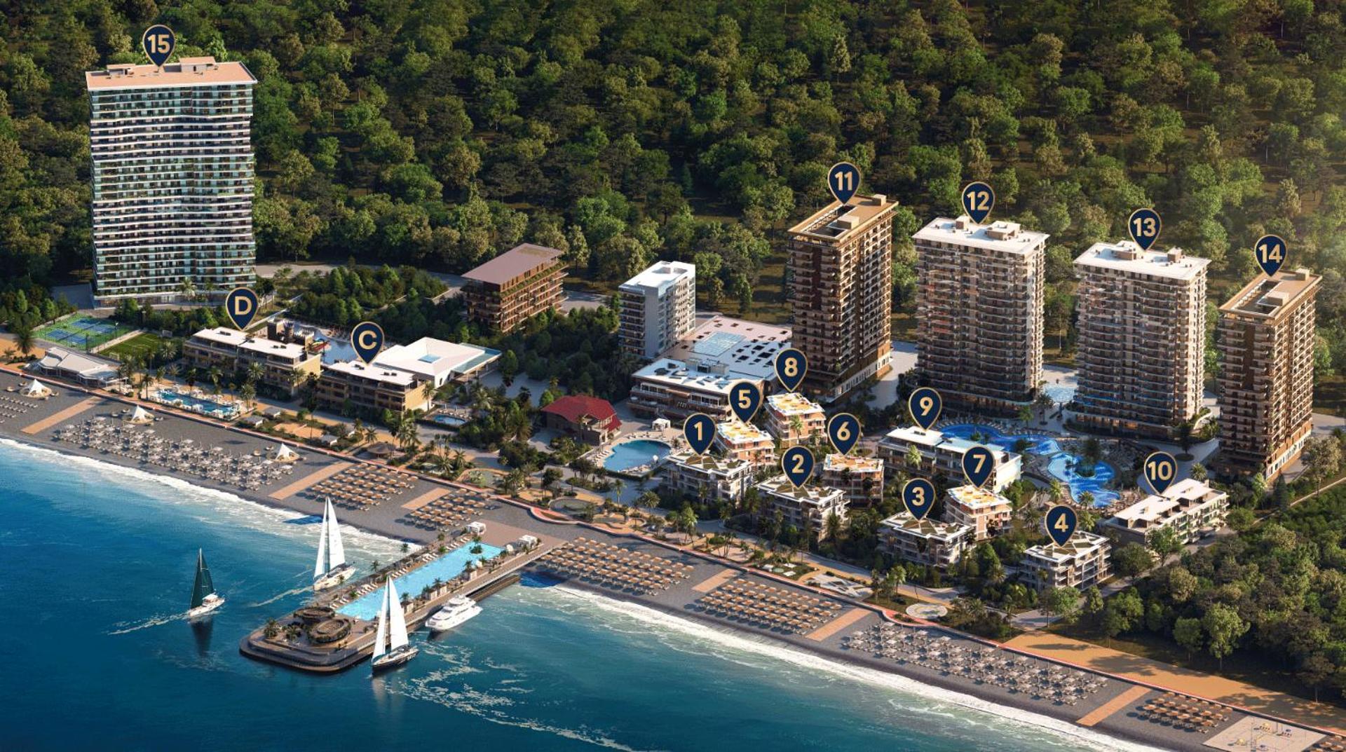 Luxury Oasis Apartment Chakvi Εξωτερικό φωτογραφία